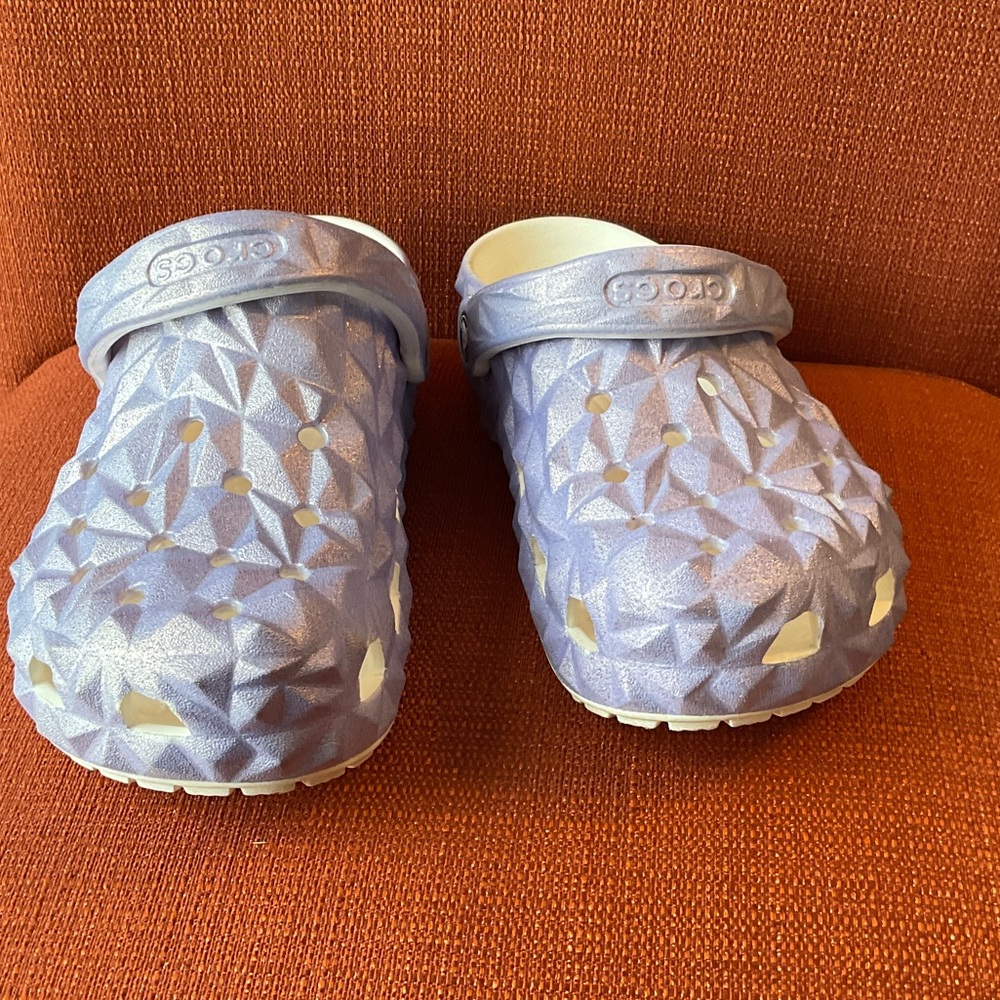 CROCS geometric glitter womens/youth